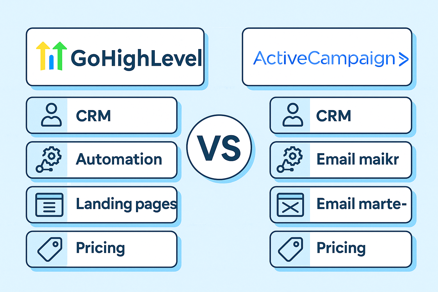 GoHighLevel vs ActiveCampaign: Which One Is Right for Your Business?